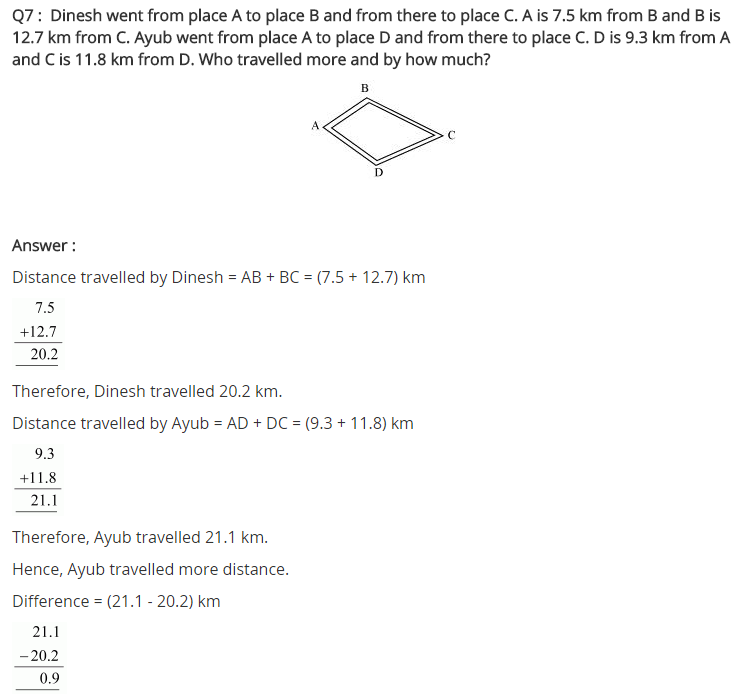 NCERT Solutions for Class 7 Maths Chapter 2 Fractions and Decimals Ex 2.5 Q7
