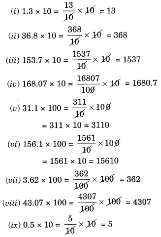 NCERT Solutions for Class 7 Maths Chapter 2 Fractions and Decimals Ex 2.6 1