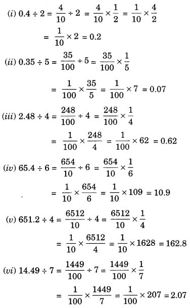 NCERT Solutions for Class 7 Maths Chapter 2 Fractions and Decimals Ex 2.7 1