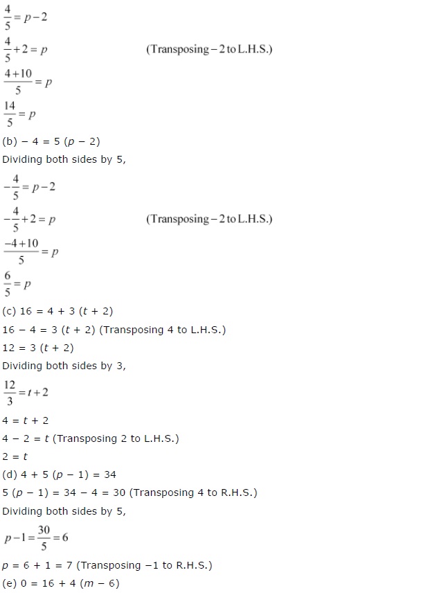NCERT Solutions for Class 7 Maths Chapter 4 Simple Equations Ex 4.3 Q3.1