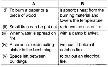 NCERT Solutions for Class 7th English Chapter 8 Fire Friend and Foe Working with Text Q5