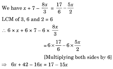 NCERT Solutions for Class 8 Maths Chapter 2 Linear Equations in One Variable Ex 2.5 Q3.1
