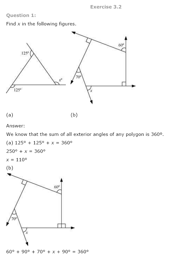 NCERT Solutions for Class 8 Maths Chapter 3 Understanding Quadrilaterals Ex 3.2 q-1