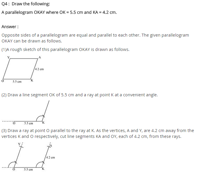 NCERT Solutions for Class 8 Maths Chapter 4 Practical Geometry Ex 4.5 A4
