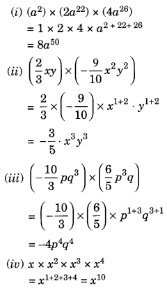 NCERT Solutions for Class 8 Maths Chapter 9 Algebraic Expressions and Identities Ex 9.3 Q3.1