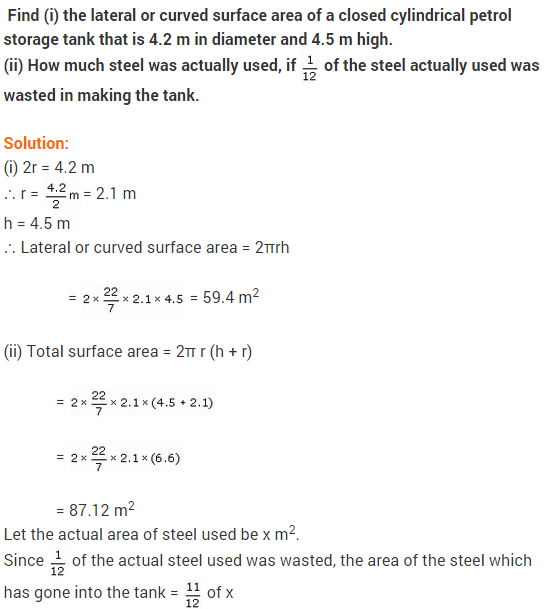 NCERT Solutions for Class 9 Maths Chapter 13 Surface Areas and Volumes Ex 13.2 A9