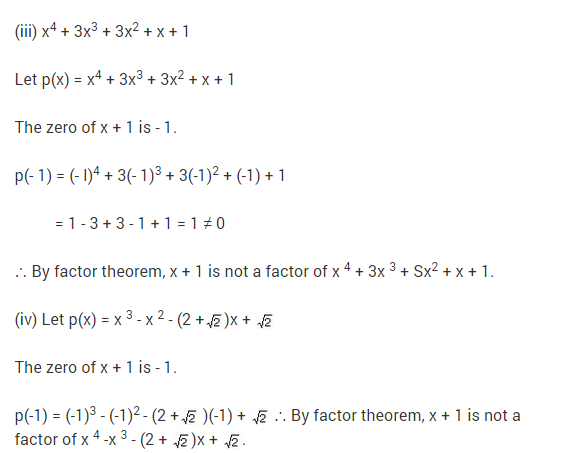 NCERT Solutions for Class 9 Maths Chapter 2 Polynomials Ex 2.4 Q13.1