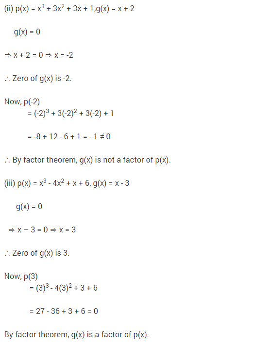 NCERT Solutions for Class 9 Maths Chapter 2 Polynomials Ex 2.4 Q14.1
