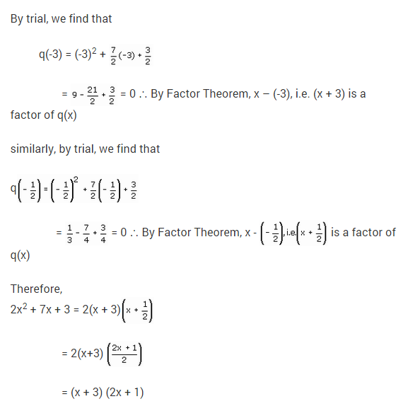 NCERT Solutions for Class 9 Maths Chapter 2 Polynomials Ex 2.4 Q16.2