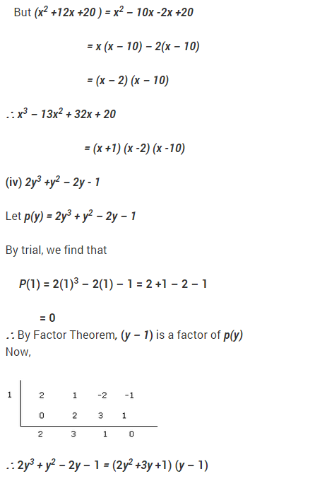 NCERT Solutions for Class 9 Maths Chapter 2 Polynomials Ex 2.4 Q17.2