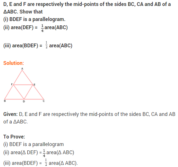 NCERT Solutions for Class 9 Maths Chapter 9 Areas of Parallelograms and Triangles Ex 9.3 A5