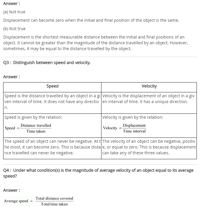 NCERT Solutions for Class 9 Science Chapter 8 Motion 2