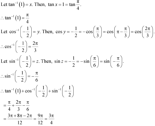 RD Sharma Class 12 Solutions Chapter 4 Inverse Trigonometric Functions Ex 4.1 Q2-iii