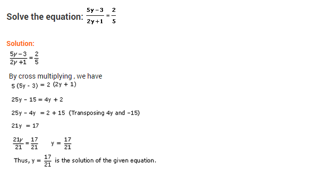 math worksheets for class 8 linear equations in one variable