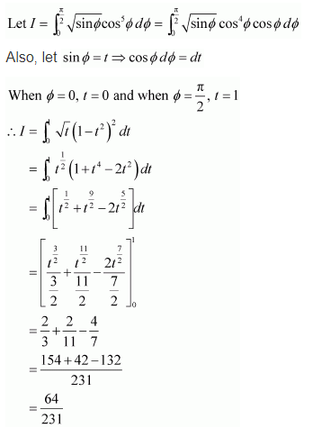 NCERT Solutions of Class 12 Maths Chapter 7 Integrals Ex 7.10 Q 3