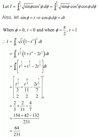 NCERT Solutions of Class 12 Maths Chapter 7 Integrals Ex 7.10 Q 4