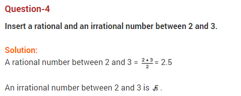Extra Questions for Class 9 Maths Chapter 1