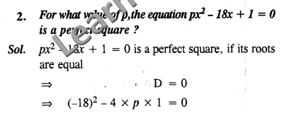  Quadratic Equations NCERT Solutions Class 10 Maths VSAQ 01 