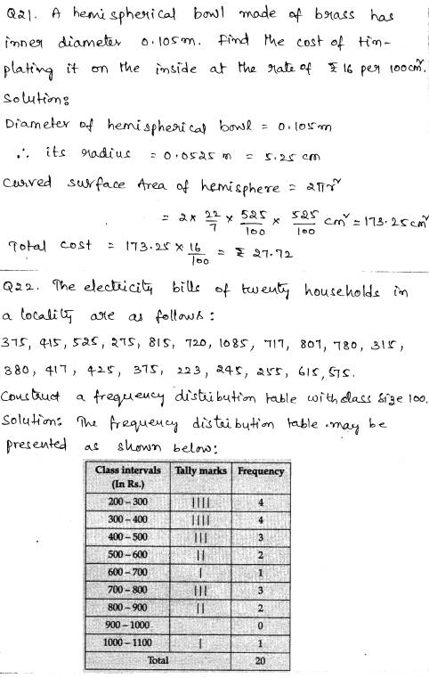 Maths Sample Question Papers for Class 9 Set 1 11