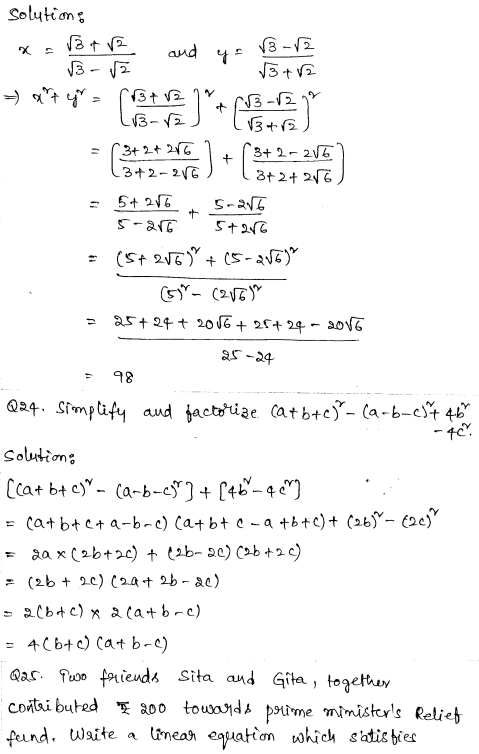 Sample Papers for Class 9 Maths Solved paper 2 13