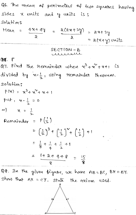 Maths Sample Question Papers for Class 9 Set 2 3