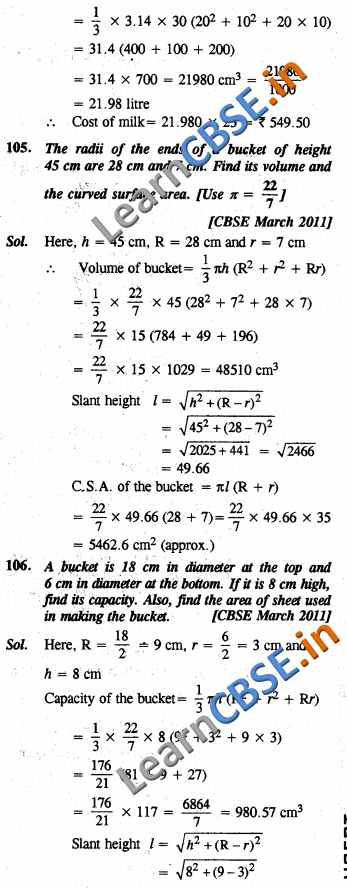  NCERT Solutions for Class 10 Maths SAQ 3 Marks 