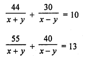 Answers Of RD Sharma Class 10 Chapter 3 Pair Of Linear Equations In Two Variables