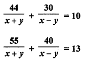 Answers Of RD Sharma Class 10 Chapter 3 Pair Of Linear Equations In Two Variables
