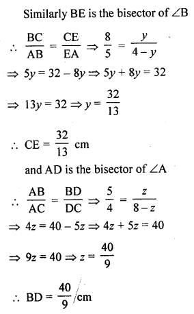 Solution Of RD Sharma Class 10 Chapter 4 Triangles 