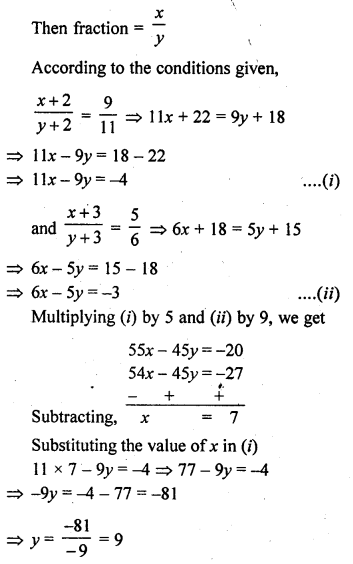 RD Sharma Class 10 Chapter 3 Pair Of Linear Equations In Two Variables 