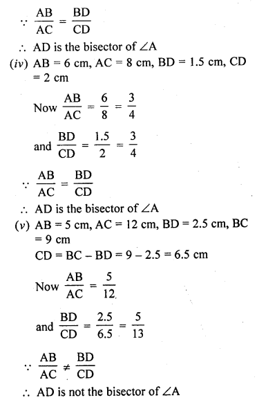 RD Sharma 10 Class Solutions Chapter 4 Triangles 