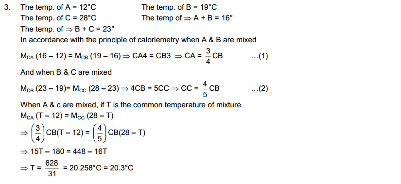 Calorimetry HC Verma Concepts of Physics Solutions