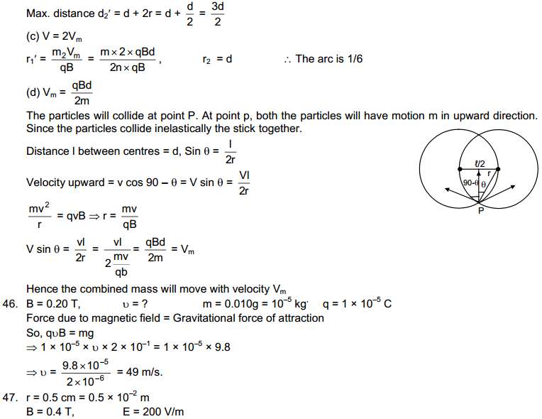  Magnetic Field HC Verma Short Answer Type Solutions