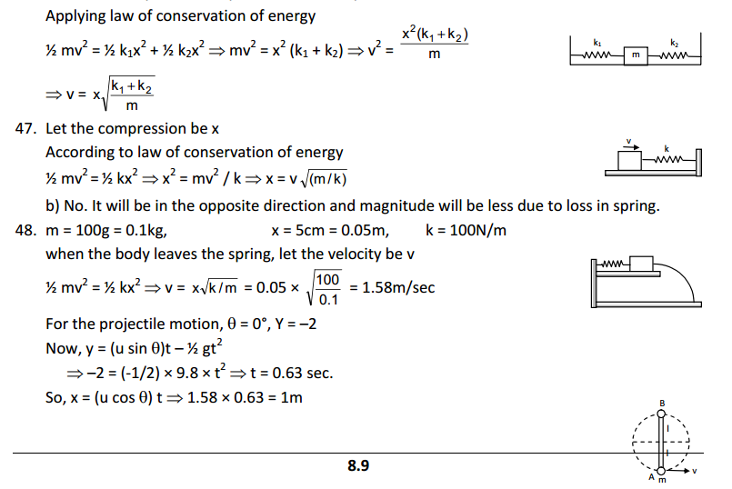 Work and Energy HC Verma Concepts 